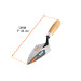 Cuchara para albañil 7" forjada tipo Filadelfia, TRUPER