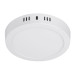 Luminario LED tipo plafón 12 W, redondo, luz cálida, blanco