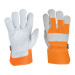 Guantes de carnaza y loneta, unitalla, Truper