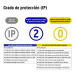 Lámpara LED 40W tipo ventilador, 4 aspas ajustables, Volteck