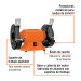 Esmeril de banco de 8" de 3/4 HP (560 W), Truper