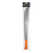 Machete estándar 18" cacha naranja remachada, en bolsa