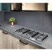 Parrilla gas empotrable 90cm, 5 quem, acero inox, Riviera