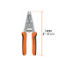 Pinza 6" pela cables 22 a 10 AWG, Truper