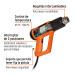 Pistola de calor 2000 W con 9 accesorios, profesional