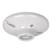Portalámpara de porcelana, 4-1/2", redonda, a granel Volteck