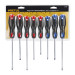 Juego de 8 desarmadores mango Comfort Grip, Pretul