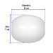 Luminario de LED 15 W tipo plafón, base E26, luz de día