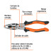 Pinza multiuso 8" electricista, comfort grip, Truper Expert