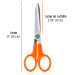 Tijera 8" de acero inoxidable para oficina, Truper