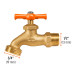 Llave de nariz para jardín, 1/2" en blíster, Truper