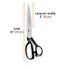 Tijera 10" para sastre, Truper