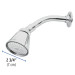 Regadera redonda 2-3/4" en latón, chorro fijo, Foset