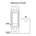 Placa armada con interruptor sencillo, línea Económica