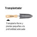 Transplantador para jardín, mango de 6", Truper