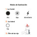 Lámpara de LED 2000 lm recargable alta potencia, Truper