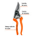 Tijera para poda 8" de aluminio forjado para zurdo, Expert