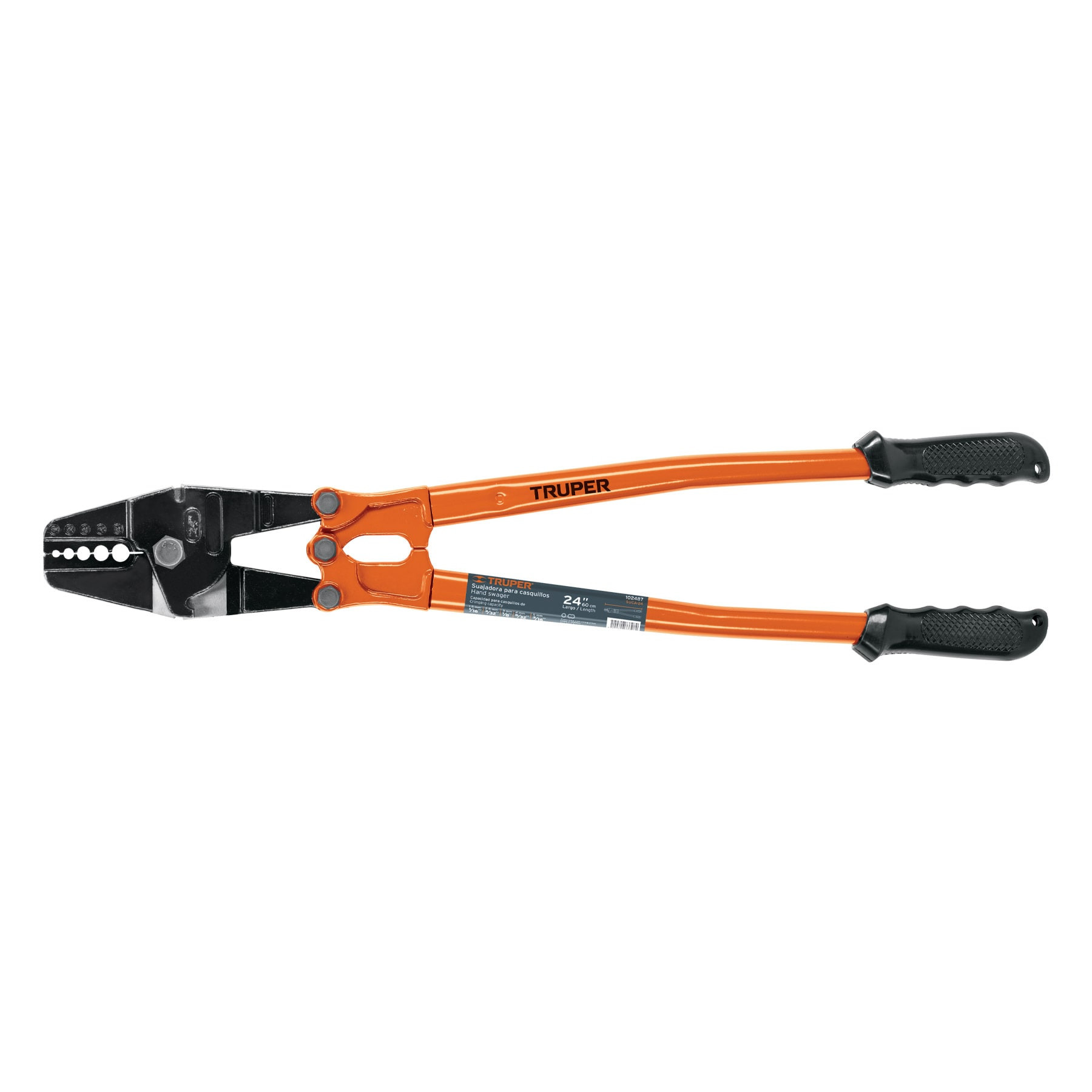 Suajadora 24" para casquillos con cortador de cable, Truper