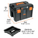 Caja de herramientas profunda de 17"x12", Truper