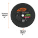 Disco Tipo 41 de 14" x 3 mm para corte de metal, Expert