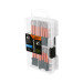 Estuche con 50 puntas de cruz PH2 de impacto largo 2"