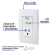 Contacto 2polos + tierra con 2 puertos USB, Oslo, blanco