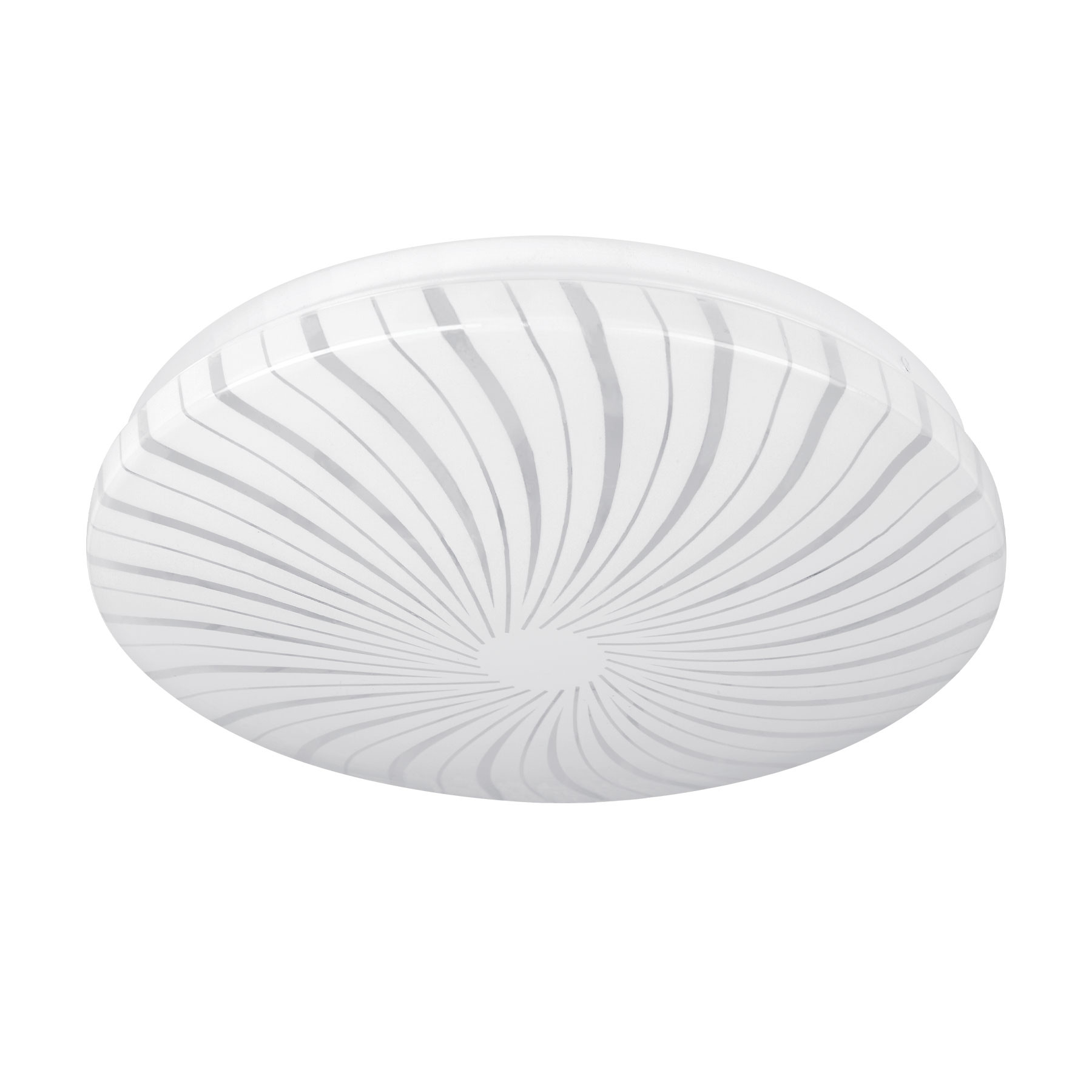 Luminarios decorativos de LED de sobreponer tipo plafón pantalla de PVC, luz cálida