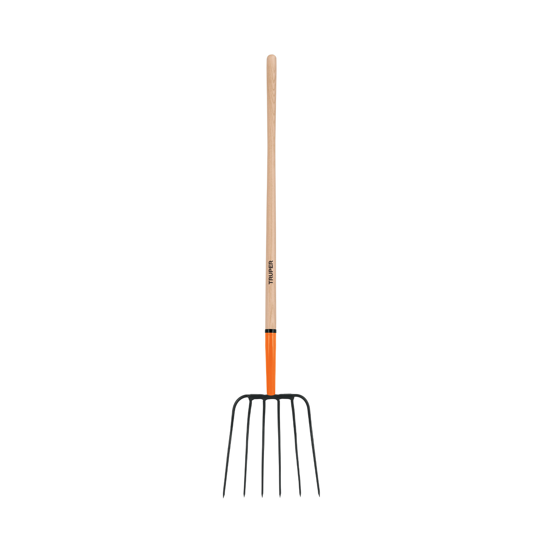Bieldo para paja, 6 dientes, mgo largo 48", Truper