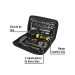 Juego de 83 herramientas 1/4" y 3/8" para mecánico, Pretul