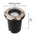 Luminario para exterior empotrado en piso para MR16 GU10