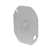 Tapa de 4" x 4" para caja octagonal, Volteck