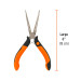 Mini pinza de punta de aguja 6" mango Comfort Grip, Truper