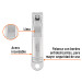 Corta uñas 2" acero inoxidable, Truper