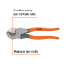 Pinza cortador multicable 10", Truper