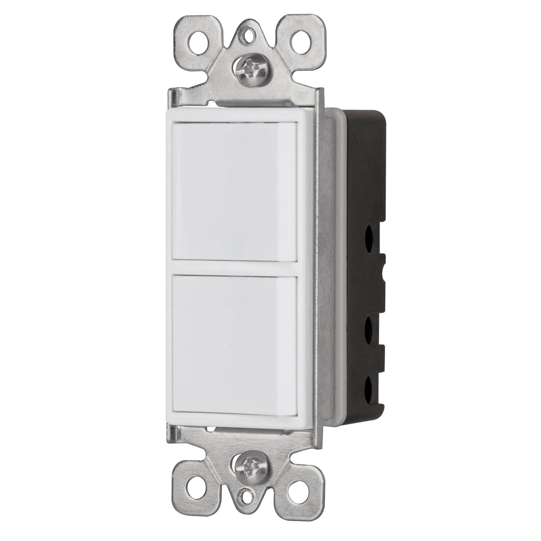 Interruptor dúplex, 1 sencillo y 1 de 3 vías, línea Classic