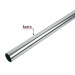 Tubo redondo para clóset, 3 m, acero cromado, Hermex