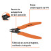 Pinza 5" de corte para electrónica, Truper
