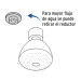 Regadera 3", 5 funciones brazo y chapetón de acero, Foset