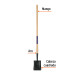 Pala cuadrada Classic Gardener, mango 45", Truper
