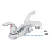 Mezcladora 4" nariz larga para lavabo, Foset