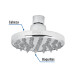 Regadera cromo 4" plato redondo, sin brazo, Foset