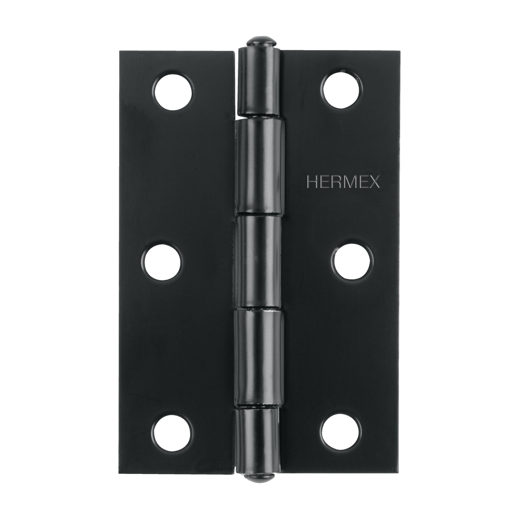 Bisagras rectangulares, acero negro