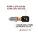 Estuche con 5 puntas de cruz PH2 de impacto largo 1"
