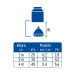 Regadera redonda 3-1/4" brazo y chapetón acero inox, Foset