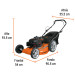 Podadora con motor a gasolina de 5 HP, 20" de corte, Truper