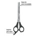 Tijera 6-1/2" acero inox p/estilista p/degrafilado, Pretul