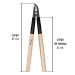 Tijera para ramas 52 cm mangos de madera / tubulares, Pretul