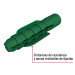 Bolsa con 50 taquetes de plástico 1/2", Fiero