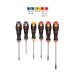 Juego de 6 desarmadores mango Comfort Grip, Truper