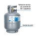 Cilindro portátil para gas LP, 20lb (9kg) Foset
